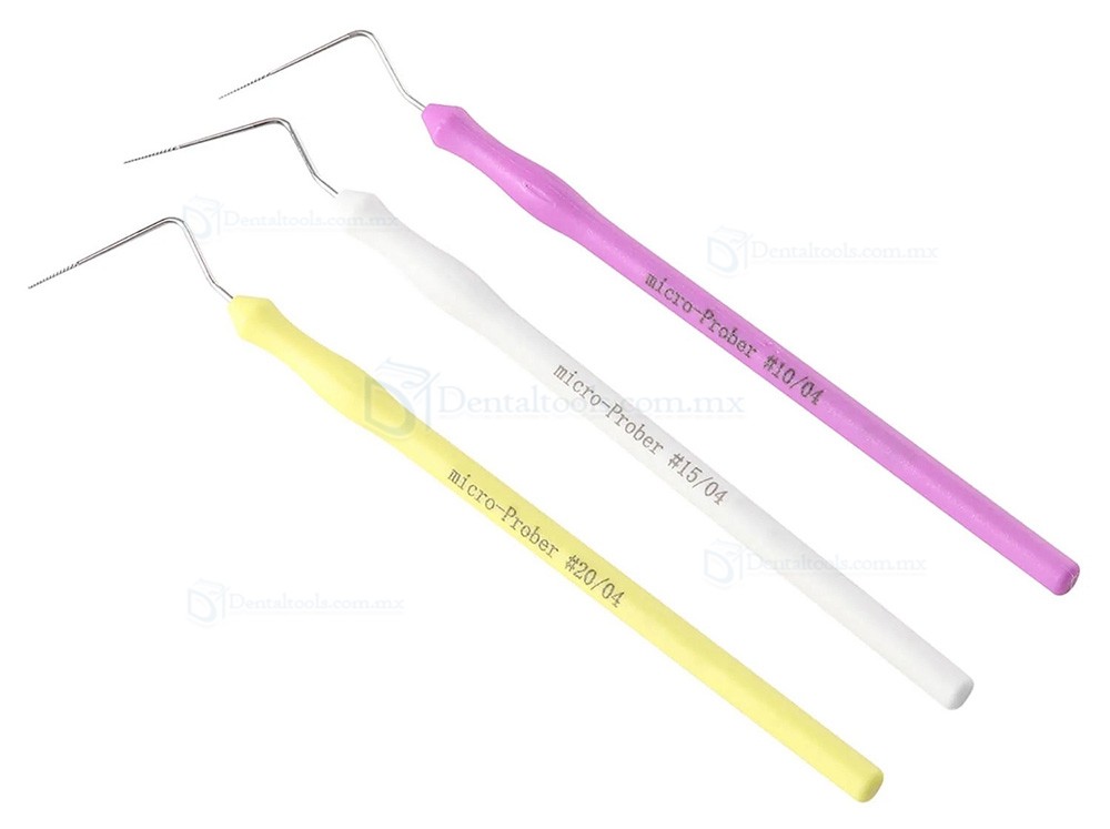 Limas endod&oacute;nticas para microscopio con conicidad .04 calibres 10 15 y 20